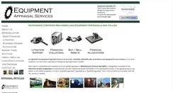 Desktop Screenshot of equipmentappraisal.com